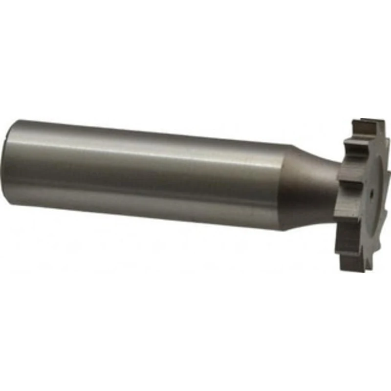 Made in USA 7/8 Cut Diam, 9/64 Cut Width, 1/2 Shank, Straight-Tooth Woodruff Keyseat Cutter High Speed Steel, Uncoate...